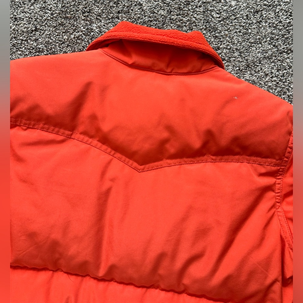 Ralph Lauren Men's Orange Puffer Jacket - Picture 5 of 6